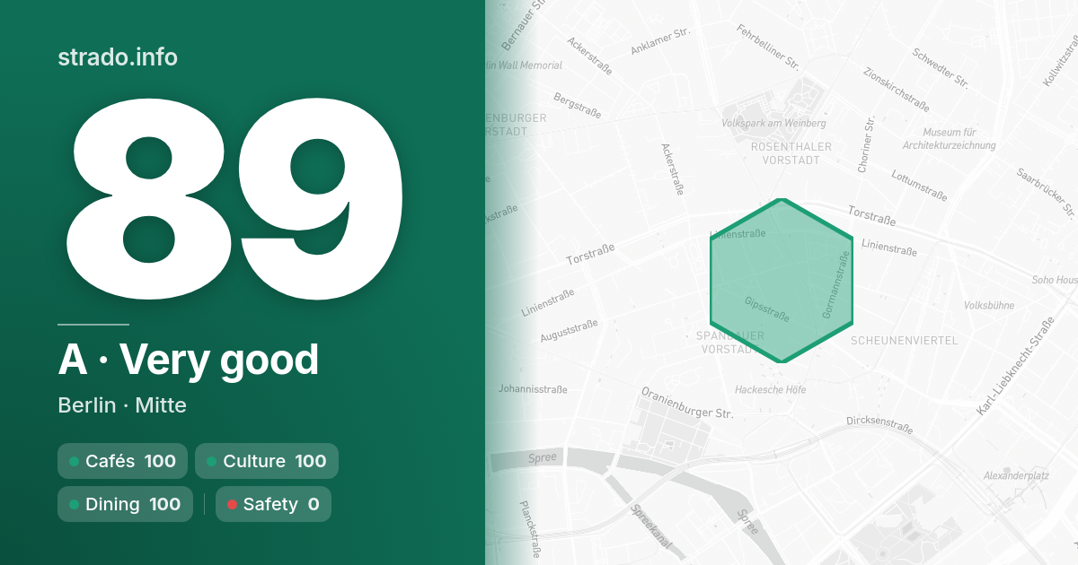 Strado livability map at 52.528, 13.402
